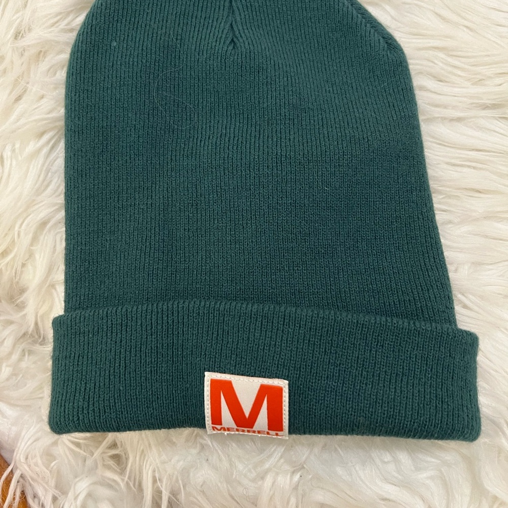 Merrell Forest Green Knit Beanie